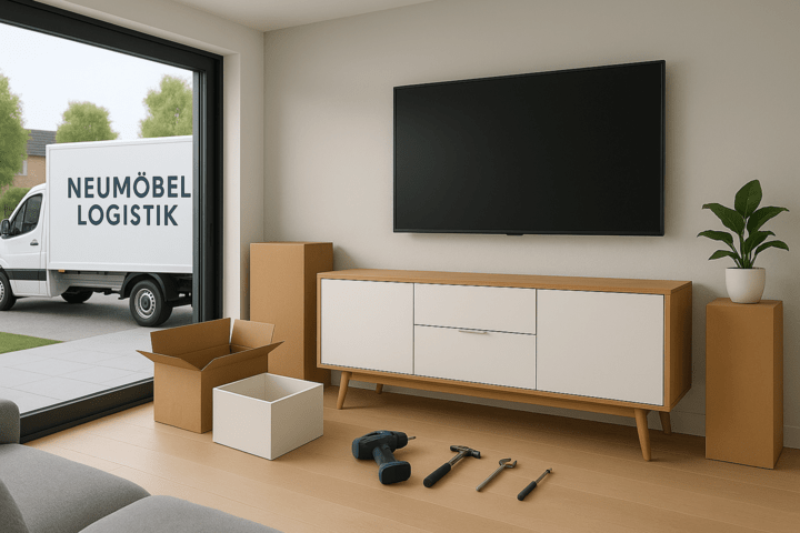 Wohnzimmer Lieferung Möbelmontage