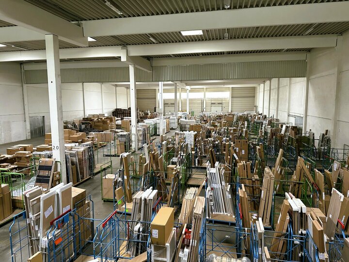 New furniture warehouse