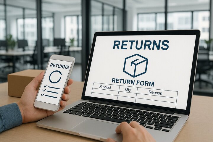 Retoure_Laptop_Büro